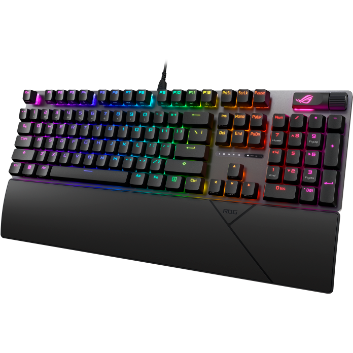 Клавиатура ASUS XA11 ROG Strix Scope II - 90MP036A-BKRA20 - фото 2