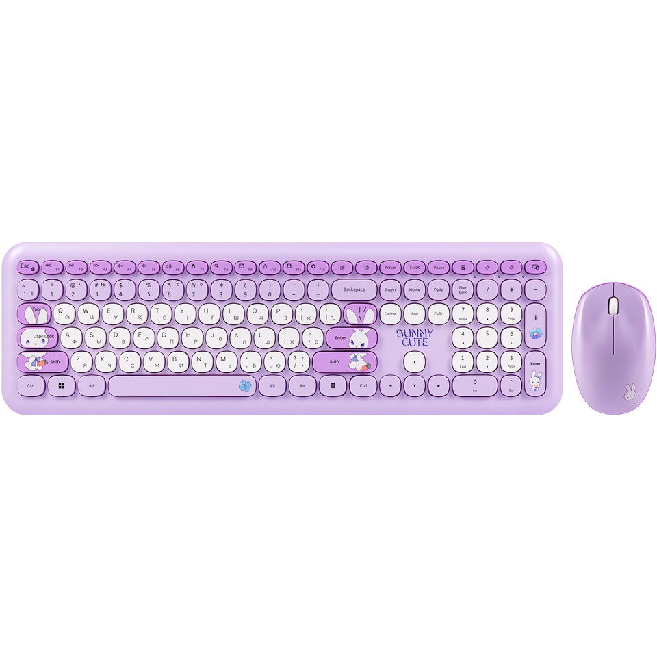 Клавиатура + мышь SmartBuy Cute Bunny - SBC666395AGB