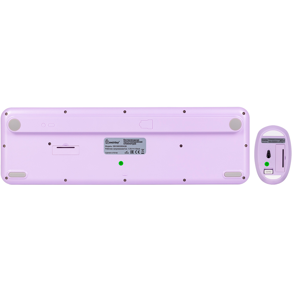 Клавиатура + мышь SmartBuy Cute Bunny - SBC666395AGB - фото 3