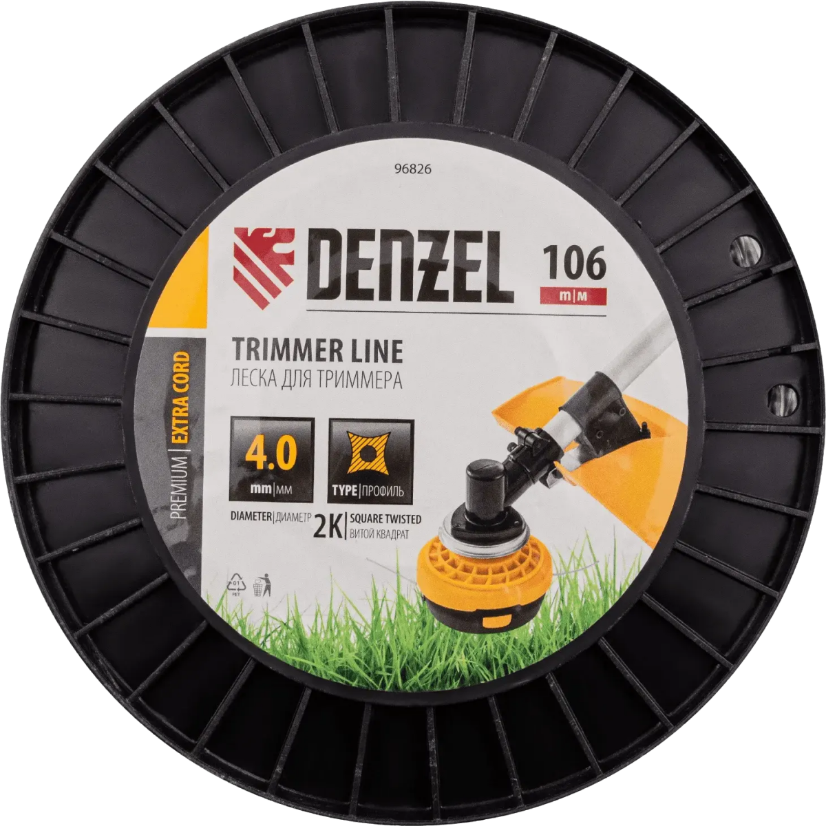 Леска для триммера Denzel 96826 - фото 3