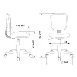 Детское кресло Бюрократ CH-W204NX Light Grey (CH-W204NX/LT19)