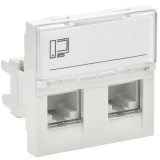 Вставка RJ-45 IEK PR-KK40D-RI-0-2-2C5EU-K01