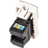 Вставка RJ-45 Lanmaster LAN-SIP-22U6-WH