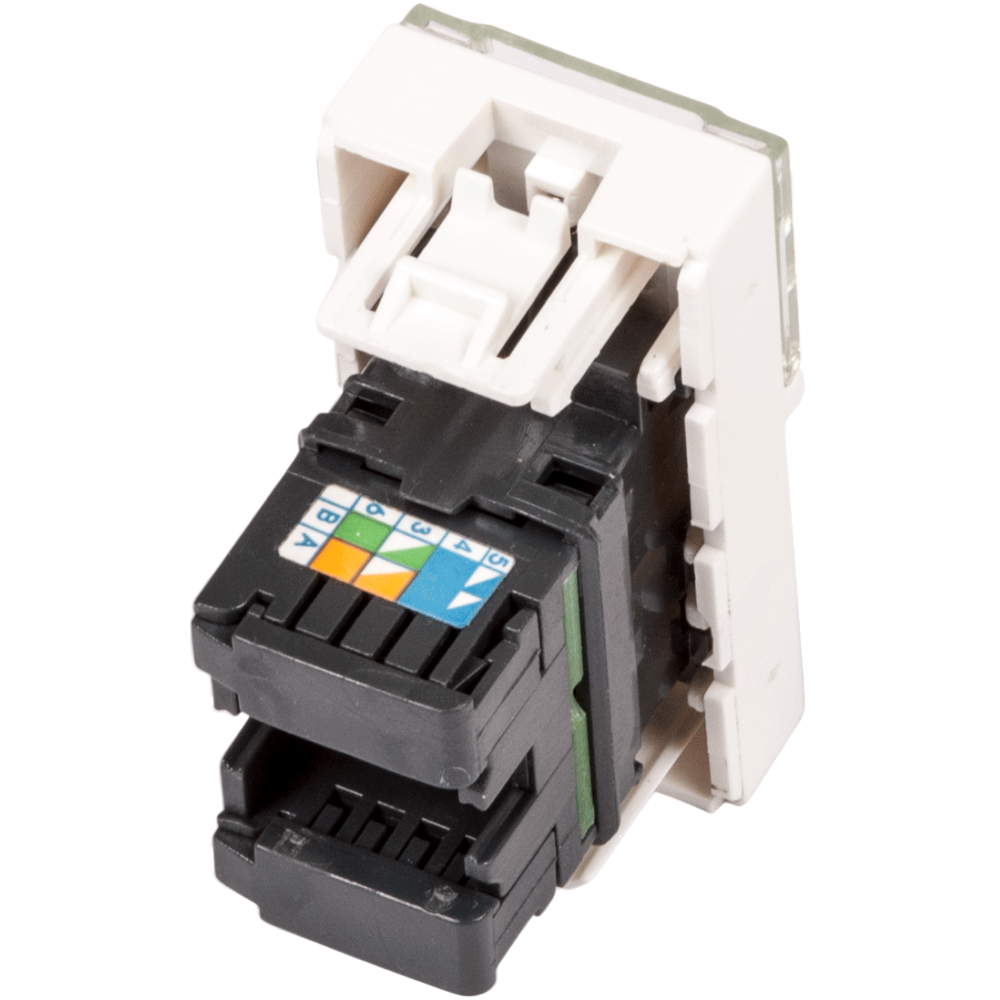 Вставка RJ-45 Lanmaster LAN-SIP-22U6-WH - фото 2