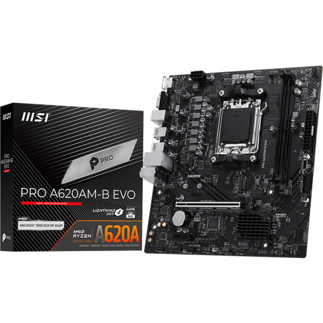 Материнская плата MSI PRO A620AM-B EVO - фото 5