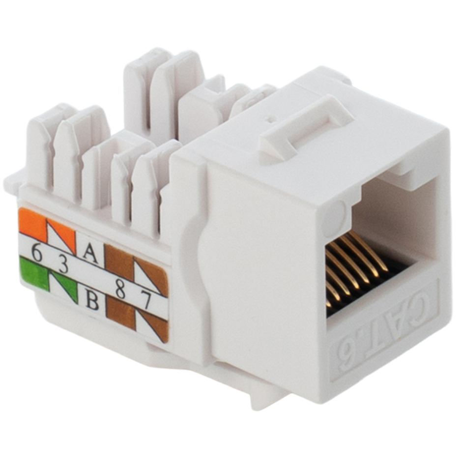Вставка RJ-45 Filum FL-KJ-U6-WT-90