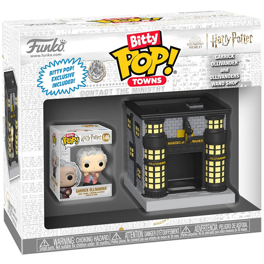 Фигурка Funko Bitty POP! Towns Harry Potter Garrick Ollivander and Ollivanders Wand Shop - 83627 - фото 3
