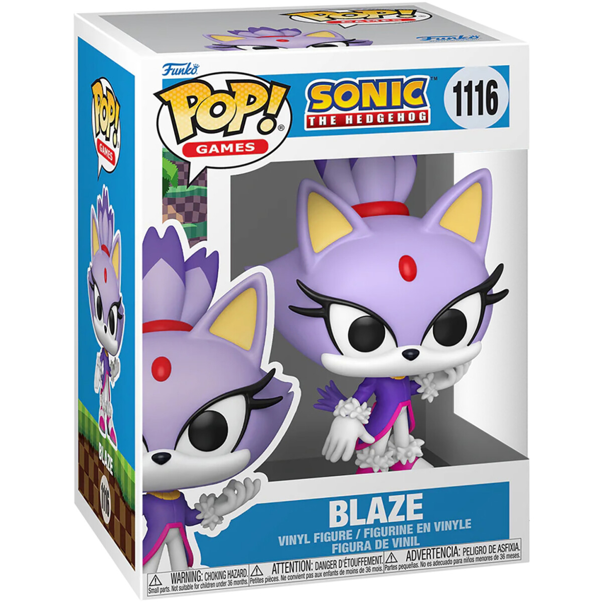 Фигурка Funko POP! Games Sonic the Hedgehog Blaze the Cat - 86104 - фото 2