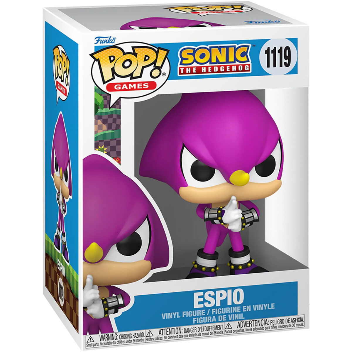 Фигурка Funko POP! Games Sonic the Hedgehog Espio the Chameleon - 88395 - фото 2