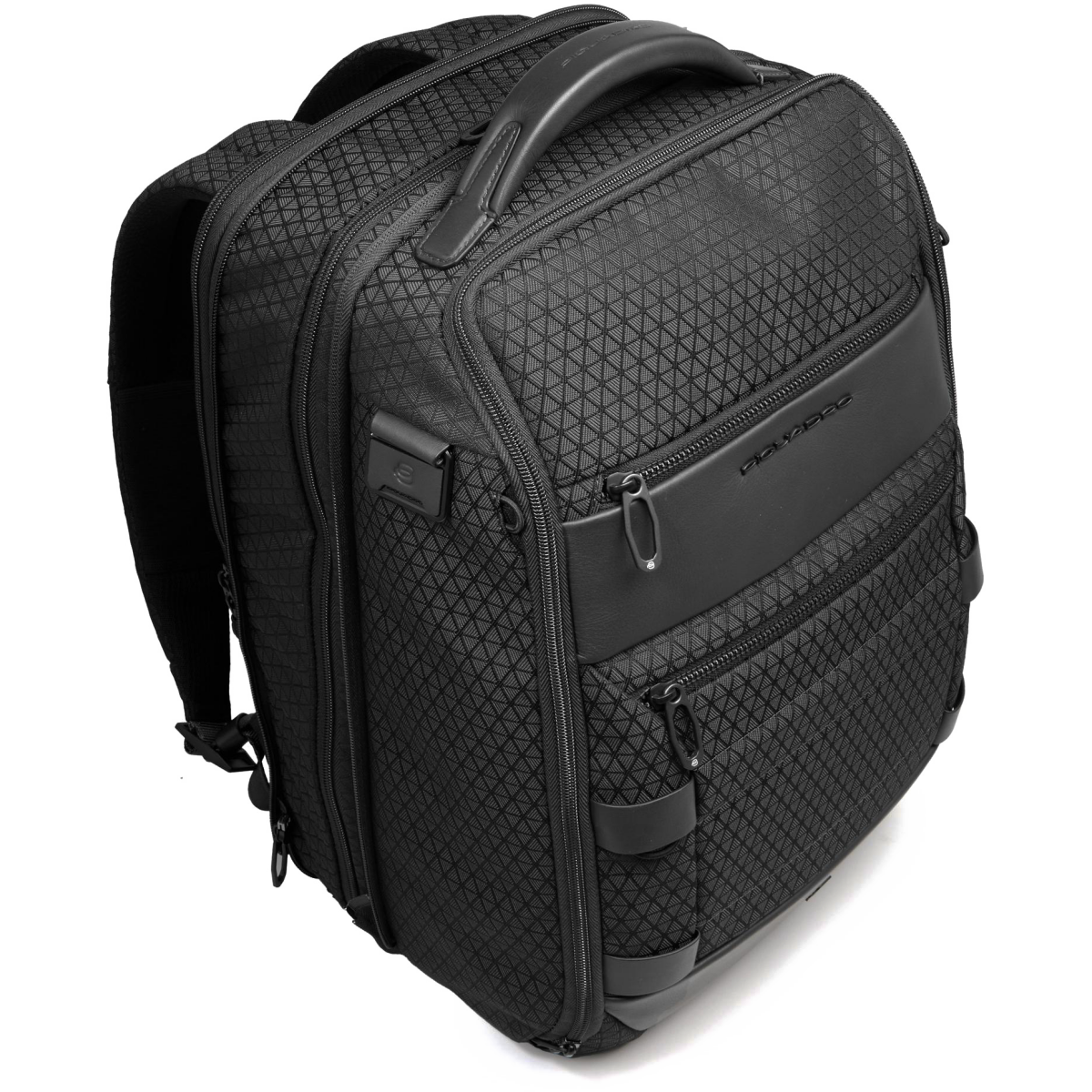 Рюкзак для ноутбука Piquadro Modular Travel Laptop Backpack 15.6" Black (CA6829W139) - CA6829W139/N - фото 3