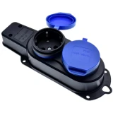 Колодка удлинителя Filum FL-SB-2EU-IP44-BL