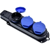 Колодка удлинителя Filum FL-SB-3EU-IP44-BL
