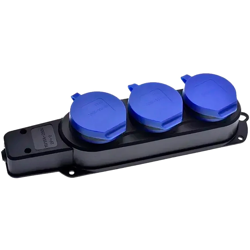 Колодка удлинителя Filum FL-SB-3EU-IP44-BL - фото 2