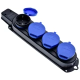 Колодка удлинителя Filum FL-SB-4EU-IP44-BL