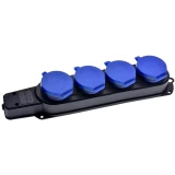 Колодка удлинителя Filum FL-SB-4EU-IP44-BL