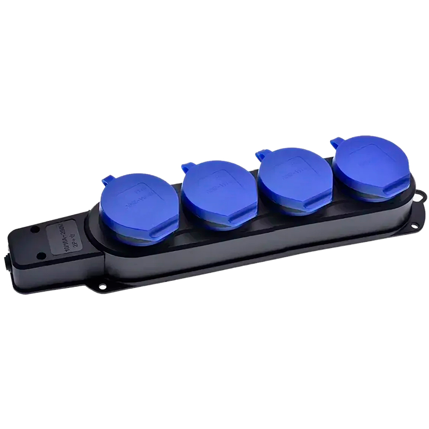 Колодка удлинителя Filum FL-SB-4EU-IP44-BL - фото 2