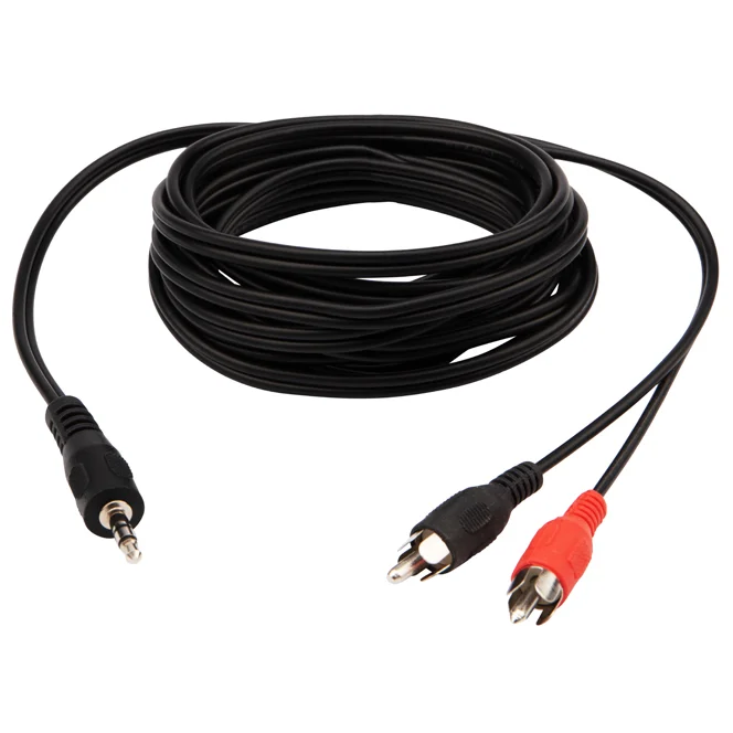 Кабель 3.5 Jack (M) - 2x RCA (M), 3м, Rexant 17-4204