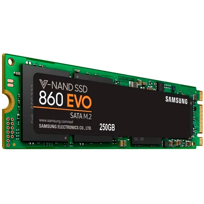 ..... Накопитель SSD 250Gb Samsung 860 EVO (MZ-N6E250BW) (1349) Б/У - фото 3