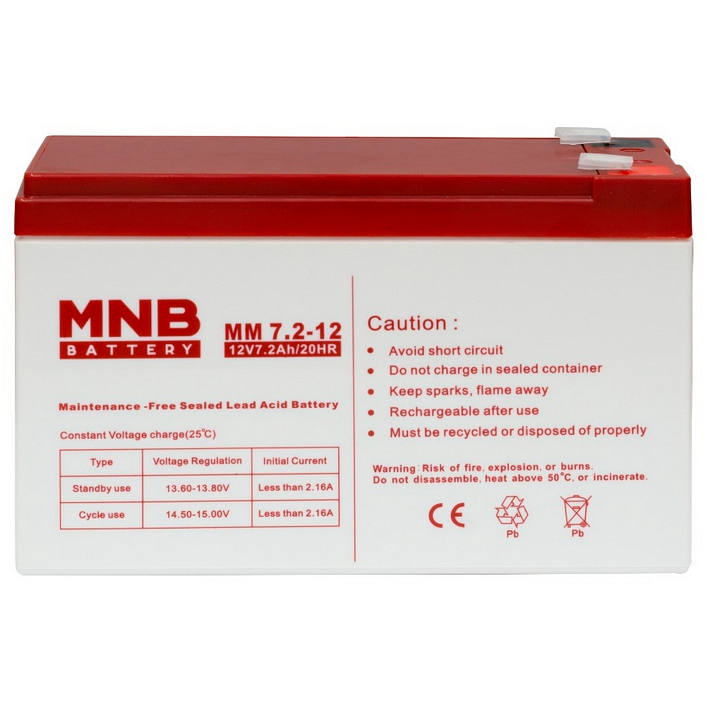 Аккумуляторная батарея MNB MM 7.2-12