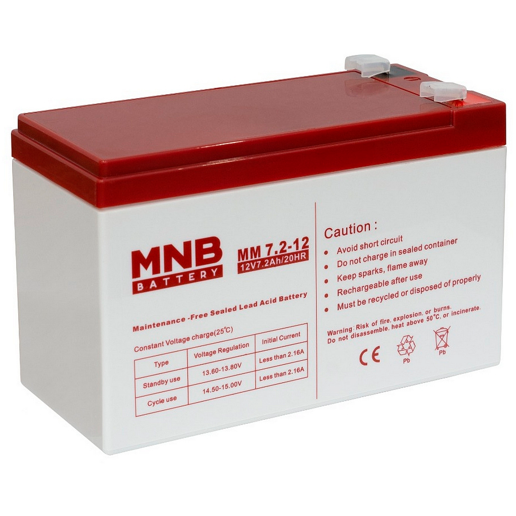 Аккумуляторная батарея MNB MM 7.2-12 - фото 2