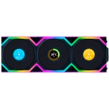 ..... Вентилятор для корпуса Lian Li UNI Fan SL Wireless LCD 120 Black (3 шт.) Б/У мелкие царапины (G99.12SLLCD1W3B.R0)