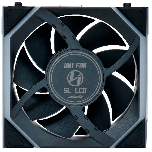 ..... Вентилятор для корпуса Lian Li UNI Fan SL Wireless LCD 120 Black (3 шт.) Б/У мелкие царапины - G99.12SLLCD1W3B.R0 - фото 5