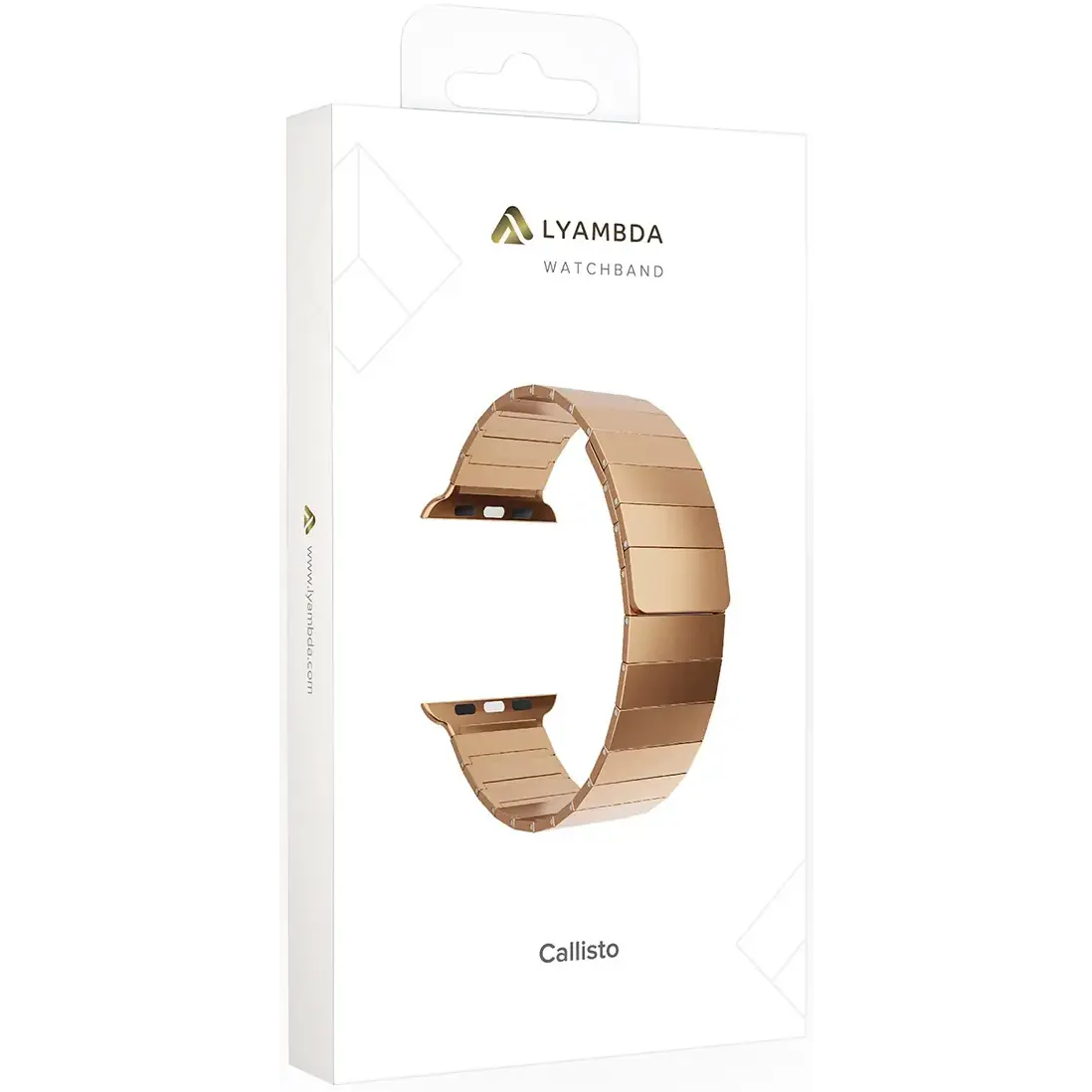 Ремешок Lyambda Callisto DSG-37-40-RG Rose Gold - фото 2