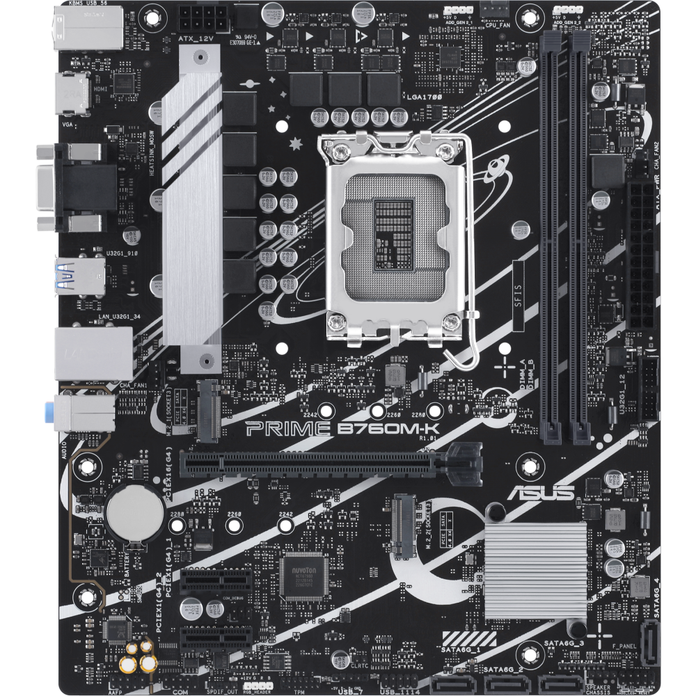 ..... Материнская плата ASUS PRIME B760M-K (0LD4) Б/У