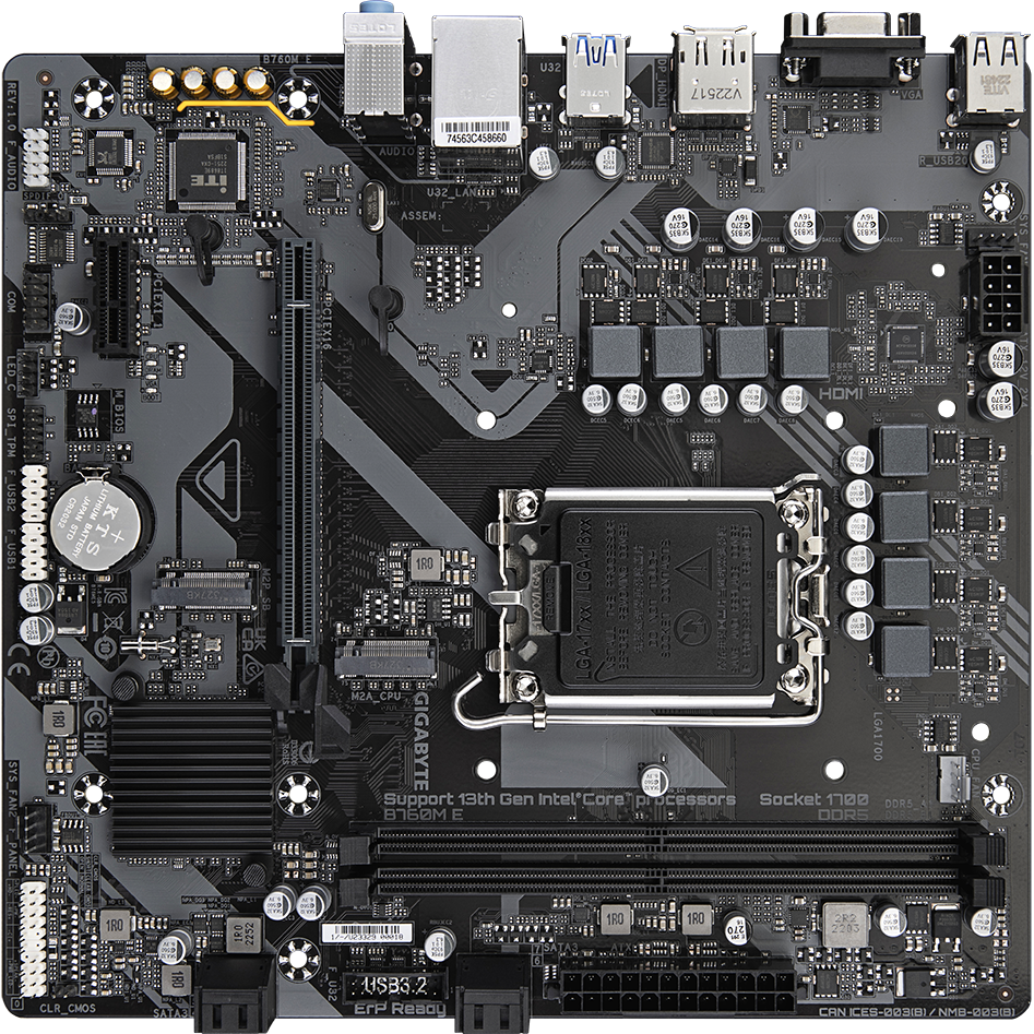 Материнская плата Gigabyte B760M E - фото 3