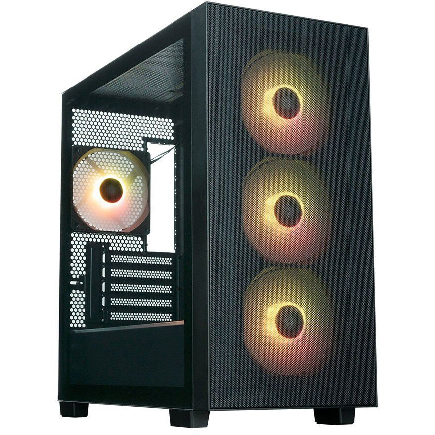 Корпус XASTRA A510M 4ARGB-UC Black - A510M-4FC12A-UC - фото 2