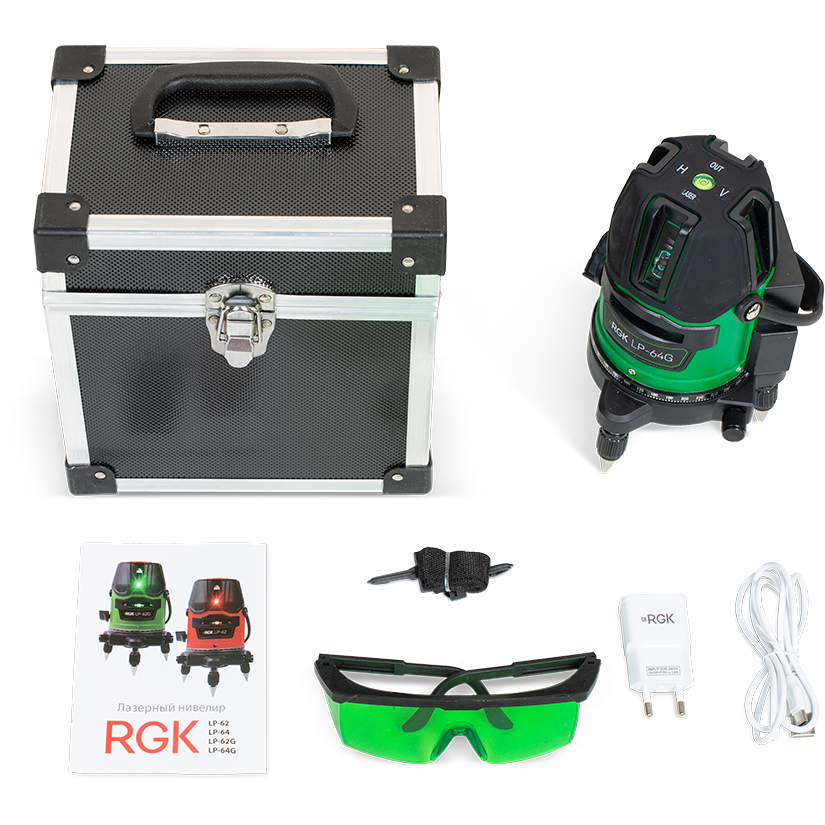Нивелир RGK LP-64G - 775298 - фото 4