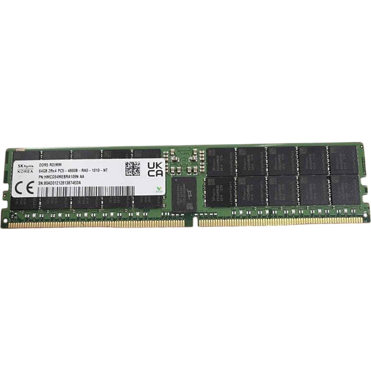 Оперативная память 64GB DDR5 4800MHz Hynix ECC Reg (HMCG94MEBRA109N)