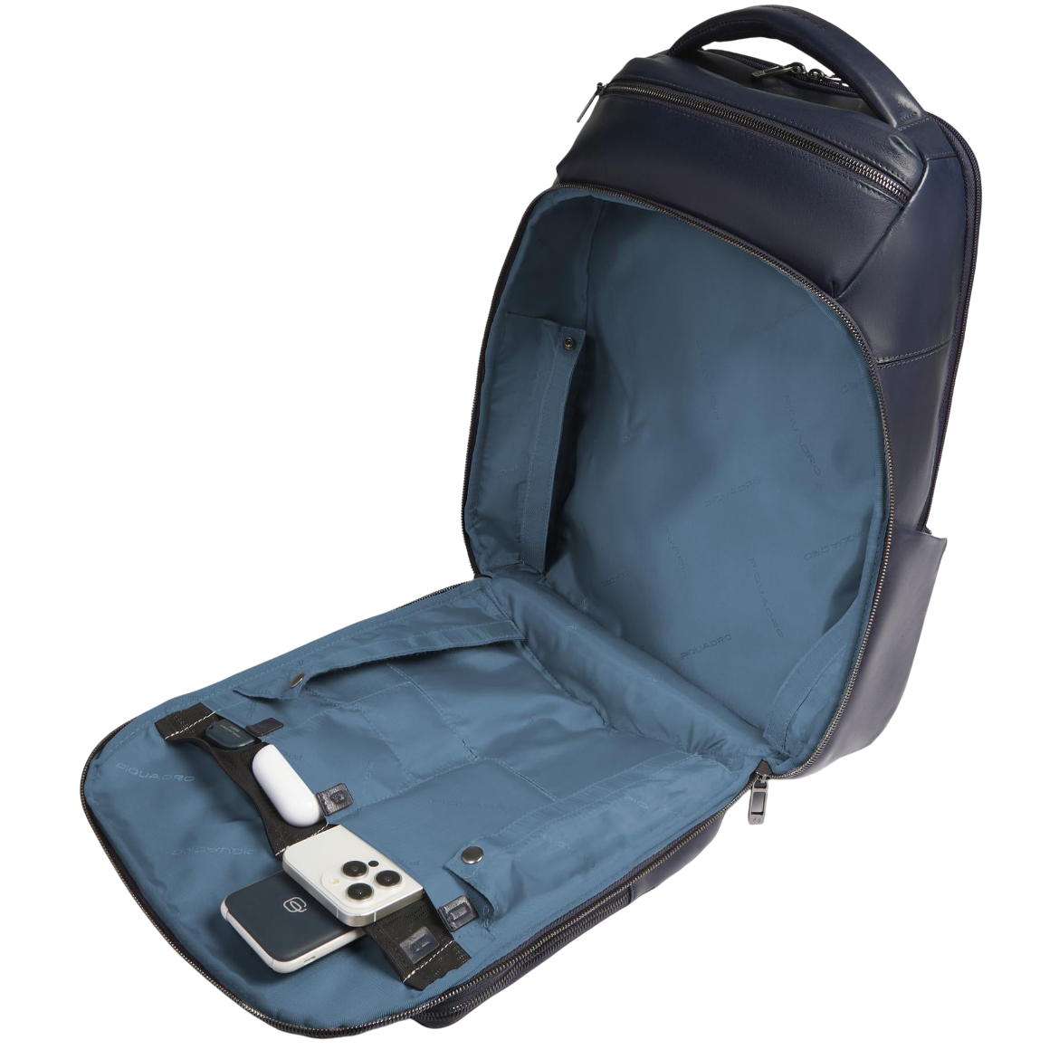 Рюкзак для ноутбука Piquadro Personalizable Laptop Backpack 15.6" Blue (CA6797W136) - CA6797W136/BLU - фото 3