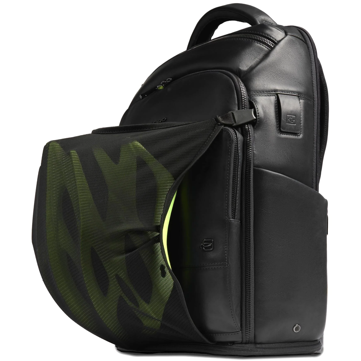 Рюкзак для ноутбука Piquadro Travel Laptop Backpack 15.6" Black (CA6798W136BM) - CA6798W136BM/N - фото 6