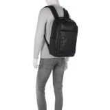 Рюкзак для ноутбука Piquadro Travel Laptop Backpack 15.6" Black (CA6645AP) (CA6645AP/N)