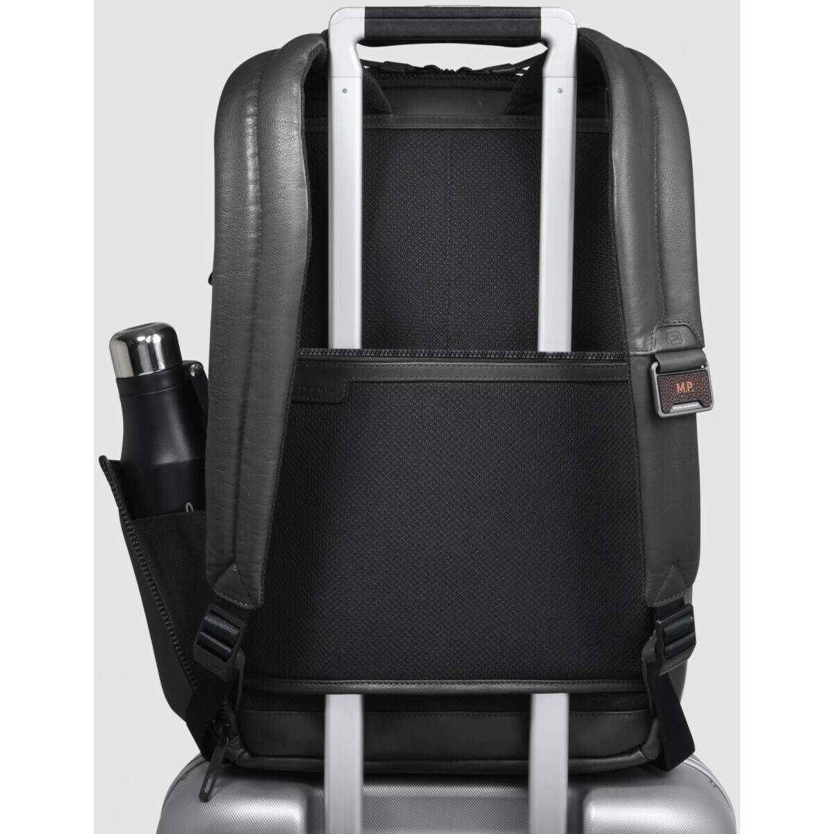 Рюкзак для ноутбука Piquadro Travel Laptop Backpack 15.6" Black (CA6645AP) - CA6645AP/N - фото 10