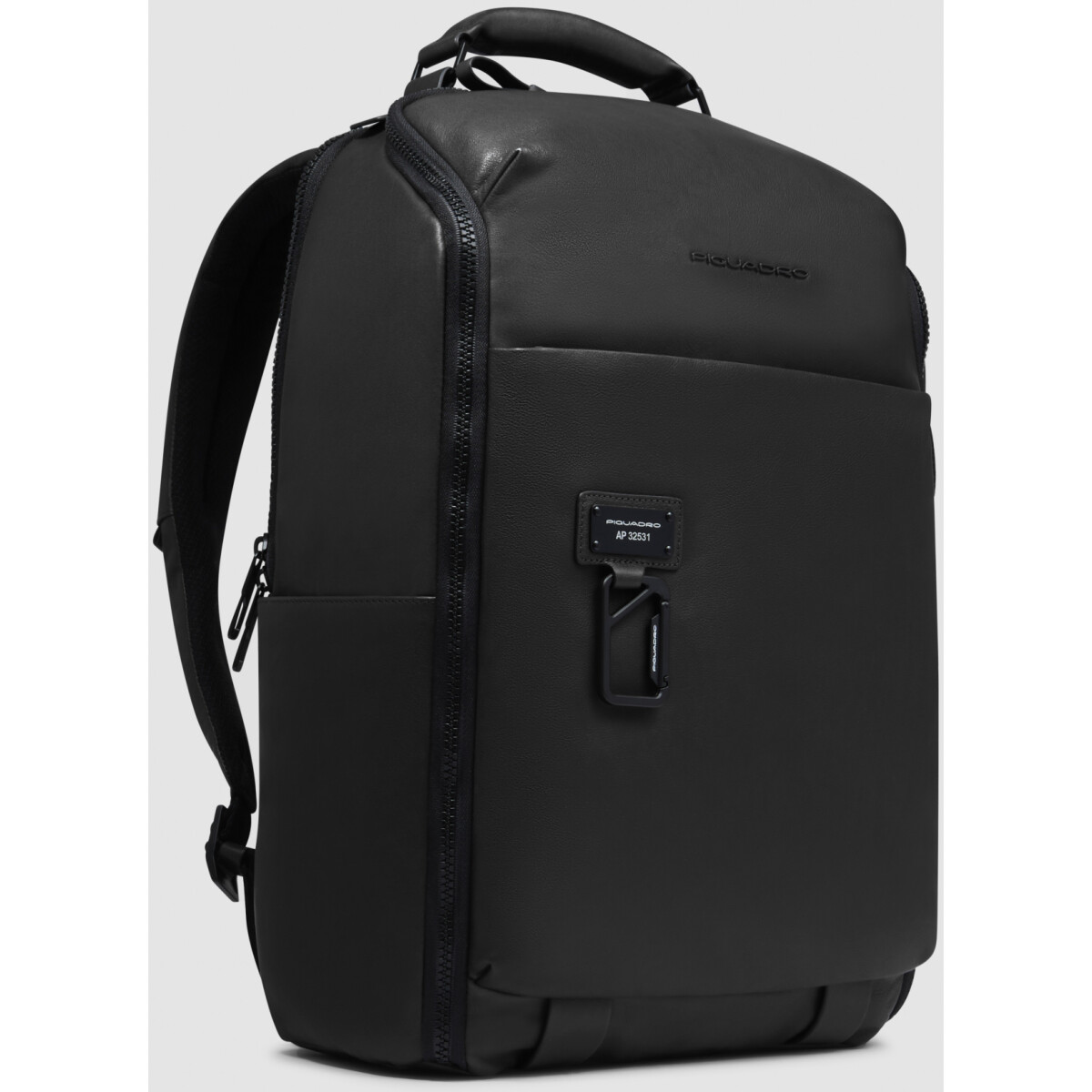 Рюкзак для ноутбука Piquadro Travel Laptop Backpack 15.6" Black (CA6645AP) - CA6645AP/N - фото 11