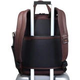 Рюкзак для ноутбука Piquadro Two-handle Travel Laptop Backpack 15.6" Dark Brown (CA6786AP) (CA6786AP/TM)