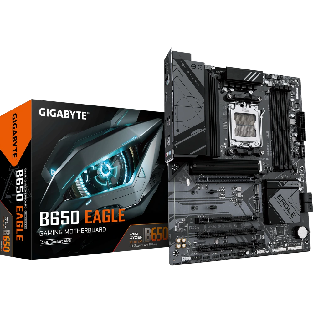 ..... Материнская плата Gigabyte B650 EAGLE (1746) из ремонта - фото 4