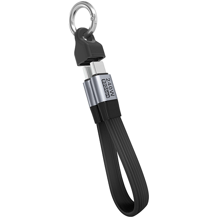 Кабель USB Type-C - USB Type-C, 0.2м, VCOM CU581-0.2