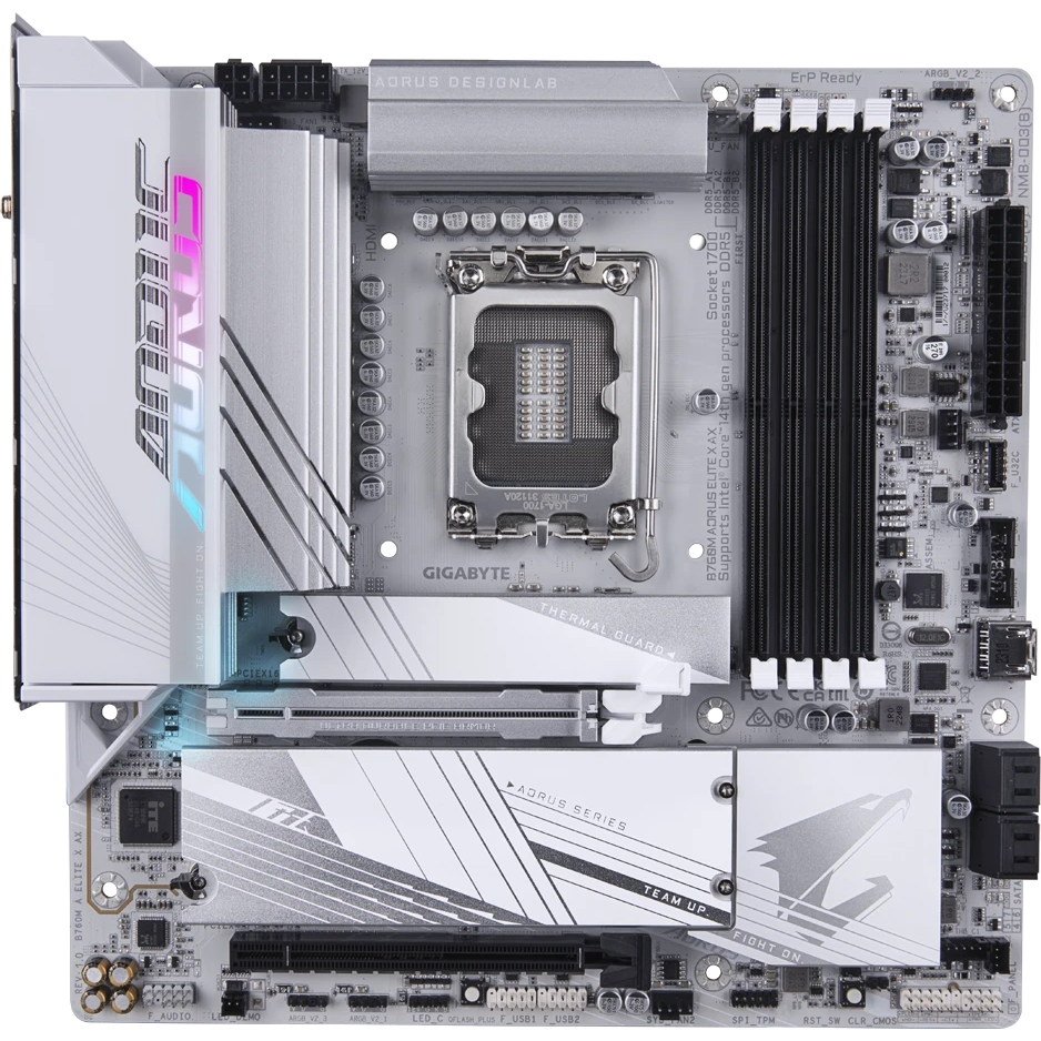 ..... Материнская плата Gigabyte B760M AORUS ELITE X AX (4542) Б/У