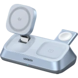 Беспроводное зарядное устройство UGREEN MagFlow 3-in-1 Magnetic Wireless Desktop Charger (55677)