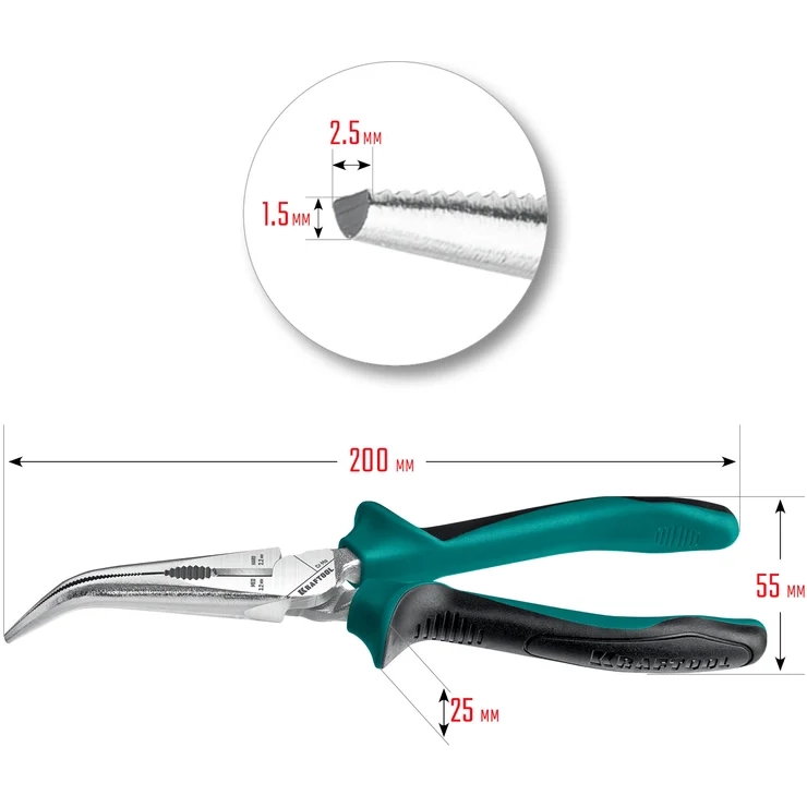 Плоскогубцы KRAFTOOL 22011-4-20_Z01 - фото 3