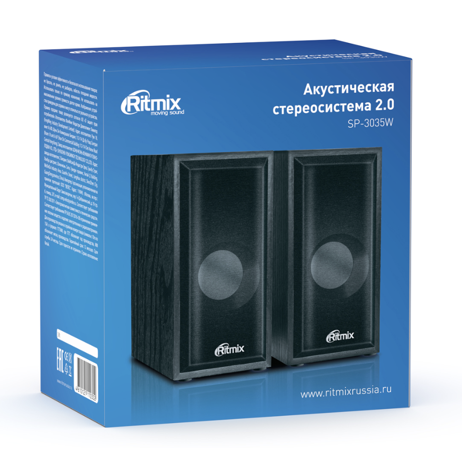 Колонки Ritmix SP-3035W Black - фото 3