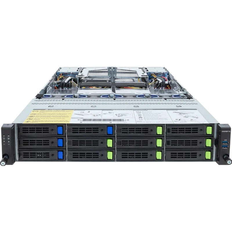 Серверная платформа Gigabyte R283-Z97-AAF1 (Rev. 3.x) - 6NR283Z97DR000ACF11/R283-Z97-ACF1 - фото 2