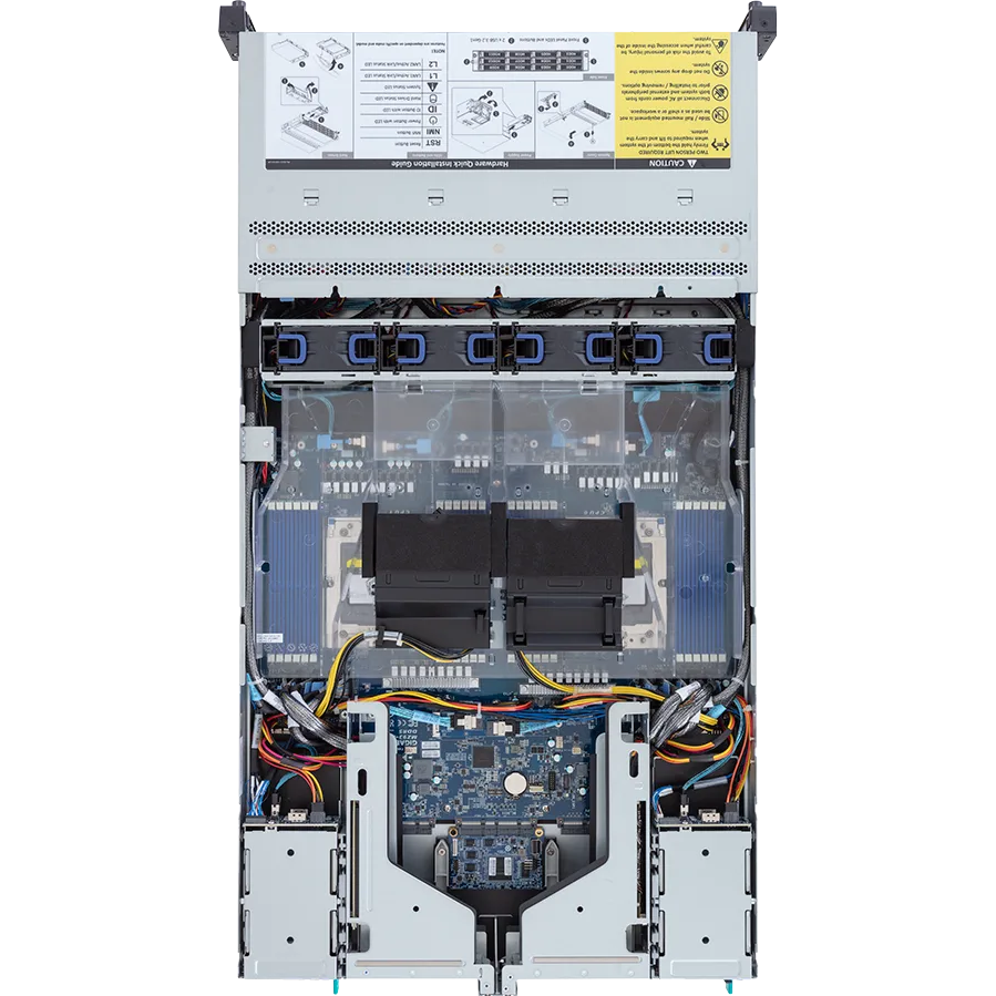 Серверная платформа Gigabyte R283-Z97-AAF1 (Rev. 3.x) - 6NR283Z97DR000ACF11/R283-Z97-ACF1 - фото 4