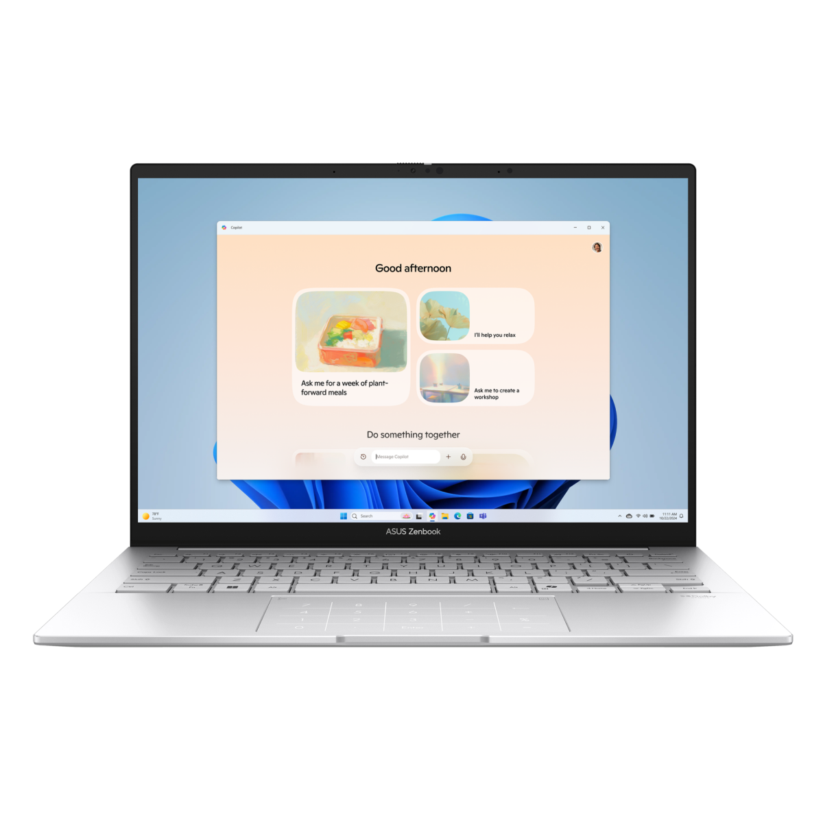 Ноутбук ASUS UX3405CA Zenbook 14 Foggy Silver (PP733) - UX3405CA-PP733