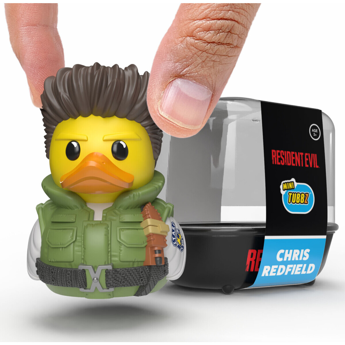 Фигурка-утка Numskull TUBBZ Resident Evil: Chris Redfield (Mini Edition) - NS4874 - фото 6