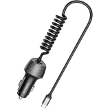 Автомобильное зарядное устройство Riversong Safari C3 Black + USB-C Cable (CC38-T)