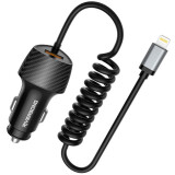 Автомобильное зарядное устройство Riversong Safari C3 Black + Lightning Cable (CC38-L)